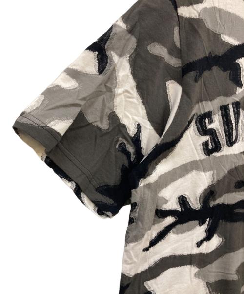 SUPREME（シュプリーム）SUPREME (シュプリーム) Intarsia camo SS ホワイト×グレー サイズ:Ｌの古着・服飾アイテム