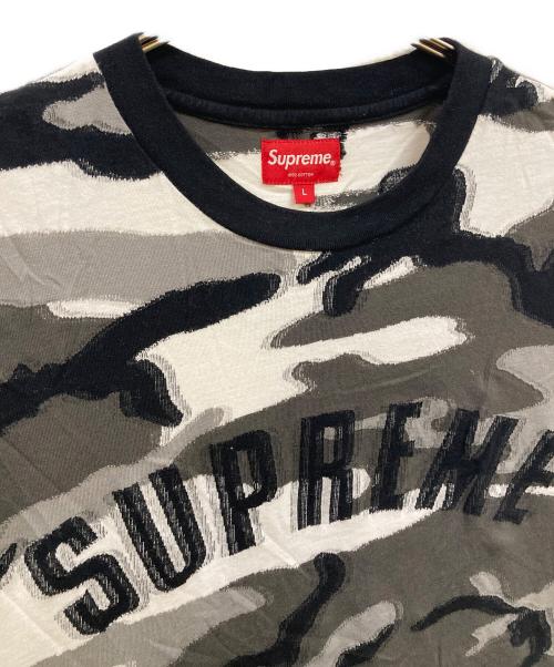 SUPREME（シュプリーム）SUPREME (シュプリーム) Intarsia camo SS ホワイト×グレー サイズ:Ｌの古着・服飾アイテム