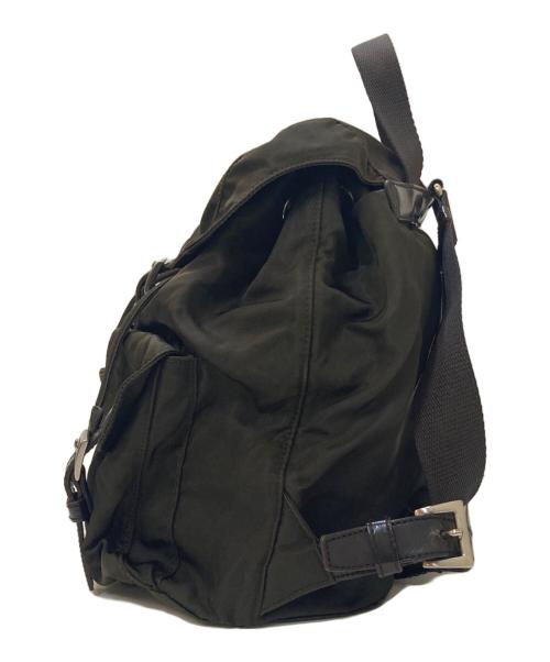 PRADA（プラダ）PRADA (プラダ) ナイロンミニリュック カーキの古着・服飾アイテム