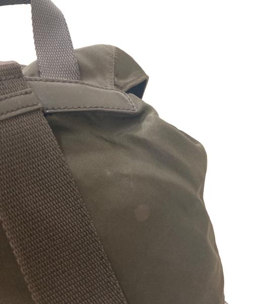 PRADA（プラダ）PRADA (プラダ) ナイロンミニリュック カーキの古着・服飾アイテム