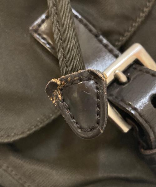 PRADA（プラダ）PRADA (プラダ) ナイロンミニリュック カーキの古着・服飾アイテム