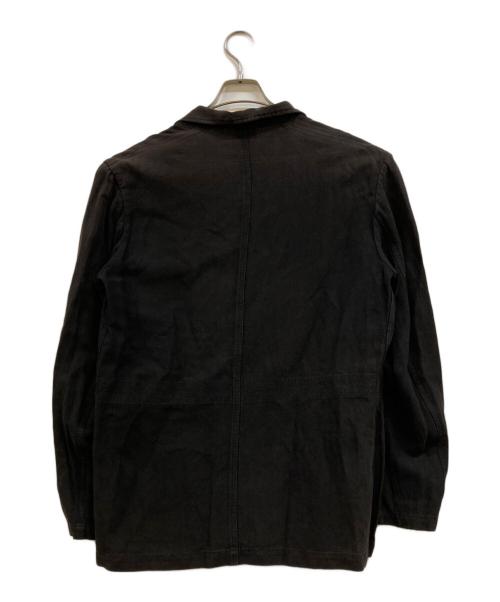 DRIES VAN NOTEN（ドリスヴァンノッテン）DRIES VAN NOTEN (ドリスヴァンノッテン) リネンコットンジャケット ブラック サイズ:46の古着・服飾アイテム
