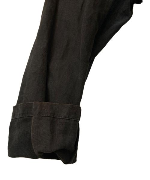 DRIES VAN NOTEN（ドリスヴァンノッテン）DRIES VAN NOTEN (ドリスヴァンノッテン) リネンコットンジャケット ブラック サイズ:46の古着・服飾アイテム