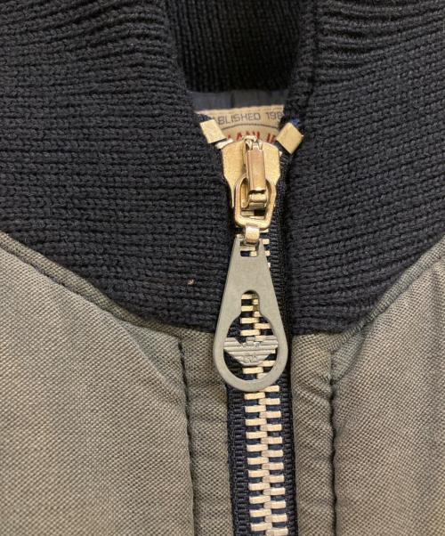 ARMANI JEANS（アルマーニジーンズ）ARMANI JEANS (アルマーニジーンズ) キルティングボンバージャケット ネイビー サイズ:48の古着・服飾アイテム