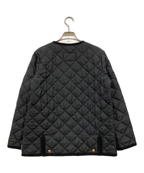 Traditional Weatherwear（トラディショナルウェザーウェア）Traditional Weatherwear (トラディショナルウェザーウェア) ARKLEY ノーカラーキルティングジャケット ブラック サイズ:36の古着・服飾アイテム