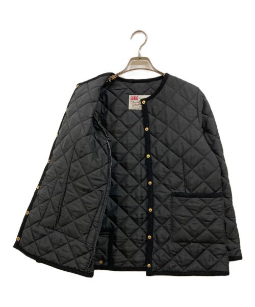 Traditional Weatherwear（トラディショナルウェザーウェア）Traditional Weatherwear (トラディショナルウェザーウェア) ARKLEY ノーカラーキルティングジャケット ブラック サイズ:36の古着・服飾アイテム