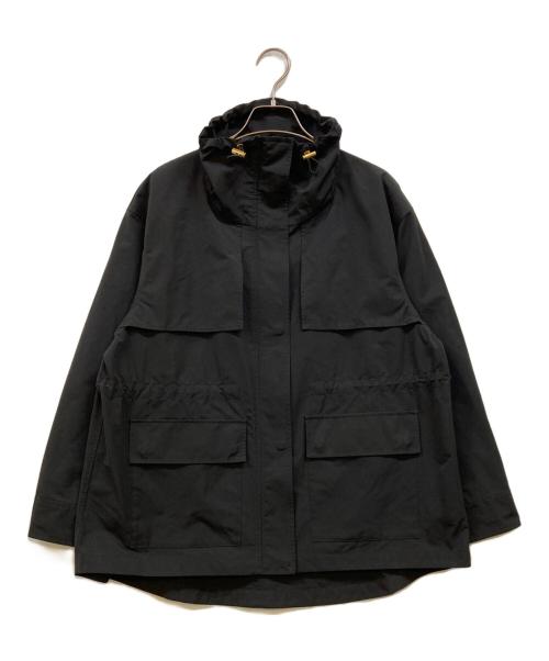 23区（ニジュウサンク）23区 (ニジュウサンク) ブライトウェザークロス ブルゾン ブラック サイズ:Sの古着・服飾アイテム