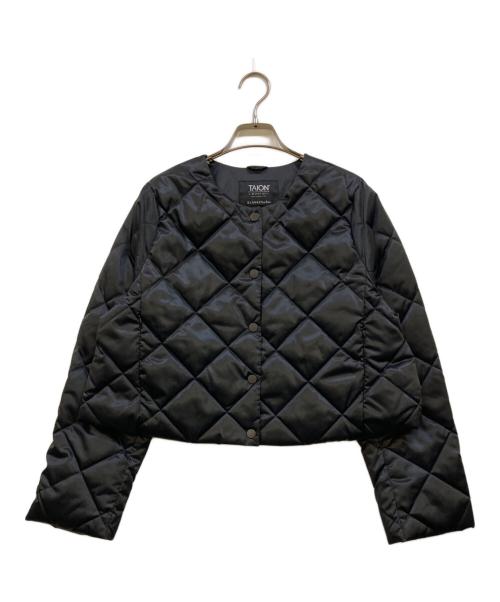 LANVIN en Bleu（ランバンオンブルー）LANVIN en Bleu (ランバンオンブルー) TAION (タイオン) LIMONTA EAST キルティングダウンジャケット ブラック サイズ:38 未使用品の古着・服飾アイテム