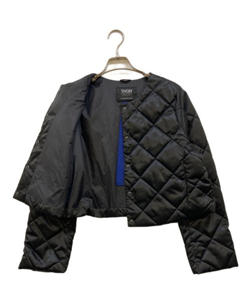 LANVIN en Bleu（ランバンオンブルー）LANVIN en Bleu (ランバンオンブルー) TAION (タイオン) LIMONTA EAST キルティングダウンジャケット ブラック サイズ:38 未使用品の古着・服飾アイテム