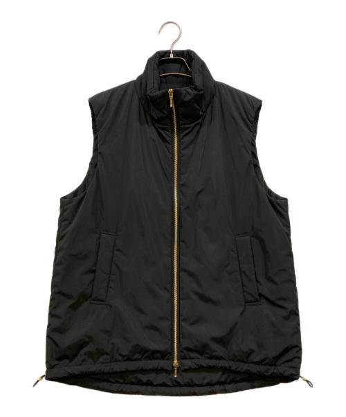 23区（ニジュウサンク）23区 (ニジュウサンク) 中綿 パティング ベスト ブラック サイズ:Mの古着・服飾アイテム