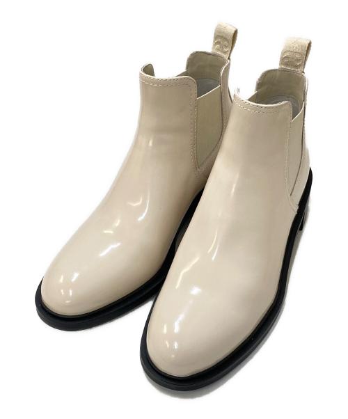 STACCATO（スタッカート）STACCATO (スタッカート) オーキッドサイドゴアデブーツ ベージュ サイズ:24.0の古着・服飾アイテム