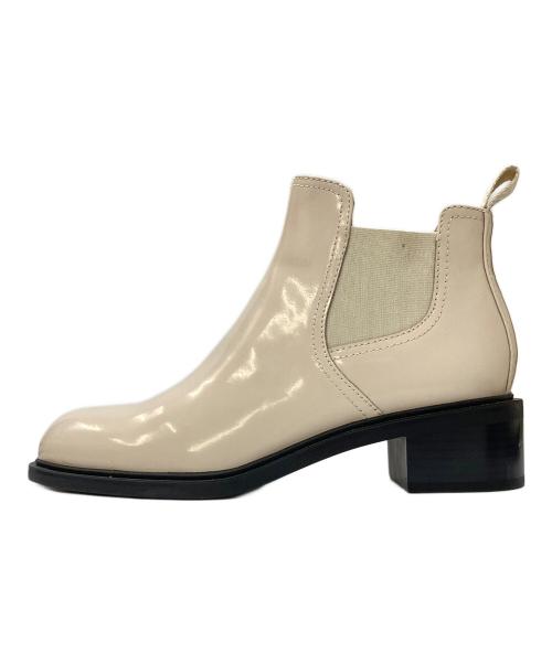 STACCATO（スタッカート）STACCATO (スタッカート) オーキッドサイドゴアデブーツ ベージュ サイズ:24.0の古着・服飾アイテム