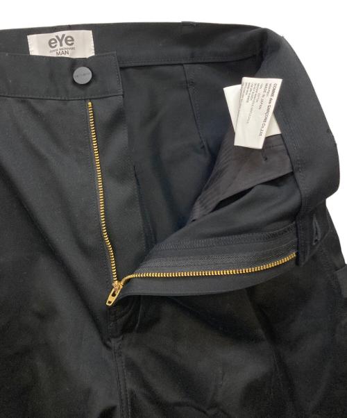 eYe COMME des GARCONS JUNYAWATANABE MAN（アイ コム デ ギャルソン ジュンヤ ワタナベ マン）eYe COMME des GARCONS JUNYAWATANABE MAN (アイ コム デ ギャルソン ジュンヤ ワタナベ マン) CarHartt (カーハート) カーゴワークトラウザーパンツ ブラック サイズ:S 未使用品の古着・服飾アイテム