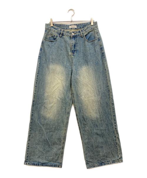 MENES（メネス）MENES (メネス) バギーデニムパンツ インディゴ サイズ:下記参照の古着・服飾アイテム