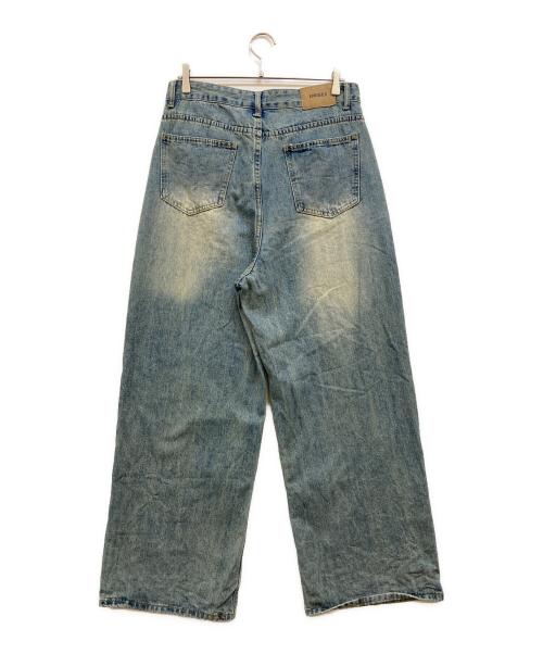 MENES（メネス）MENES (メネス) バギーデニムパンツ インディゴ サイズ:下記参照の古着・服飾アイテム