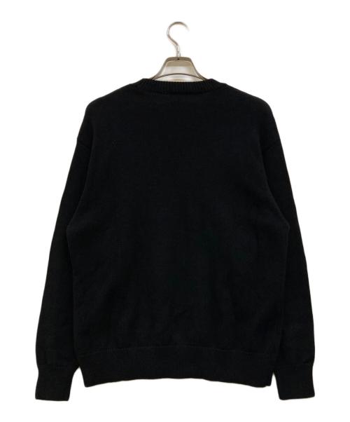 Hysteric Glamour（ヒステリックグラマー）Hysteric Glamour (ヒステリックグラマー) ENDLESS ROCK編込 セーター ブラック サイズ:Ｍの古着・服飾アイテム