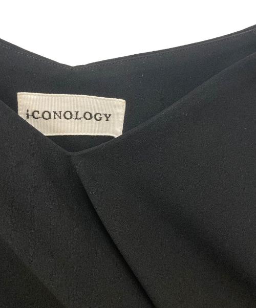 iCONOLOGY（イコノロジー）iconology (イコノロジー) 花を着る 刺繍ブラウス ブラック サイズ:Sの古着・服飾アイテム