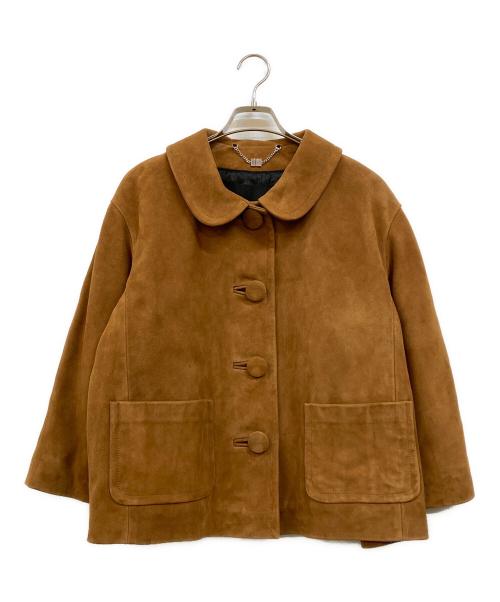 MARC JACOBS（マークジェイコブス）MARC JACOBS (マークジェイコブズ) スエード ドール ジャケット ブラウン サイズ:XLの古着・服飾アイテム