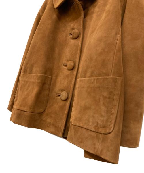 MARC JACOBS（マークジェイコブス）MARC JACOBS (マークジェイコブズ) スエード ドール ジャケット ブラウン サイズ:XLの古着・服飾アイテム