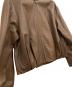 中古・古着 theory luxe (セオリーリュクス) Madison Leather Brumie Blouson ブラウン サイズ:38 未使用品：25000円