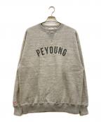 AG SPALDINGエージースポルディング）の古着「ペヤング プリントスウェット」｜グレー