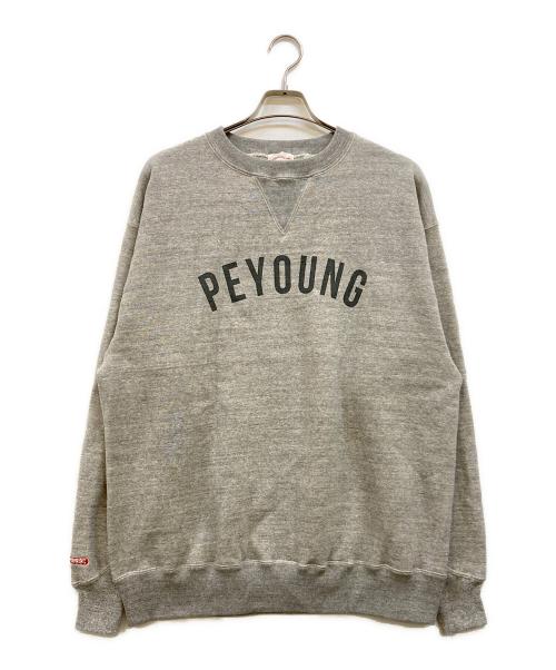 AG SPALDING（エージースポルディング）AG Spalding (エージースポルディング) ペヤング プリントスウェット グレー サイズ:40の古着・服飾アイテム