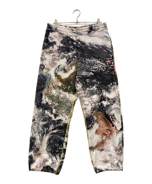 DIESEL（ディーゼル）DIESEL (ディーゼル) P-Martas 総柄スウェットパンツ ブラック×ベージュ サイズ:M 未使用品の古着・服飾アイテム