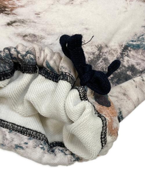 DIESEL（ディーゼル）DIESEL (ディーゼル) P-Martas 総柄スウェットパンツ ブラック×ベージュ サイズ:M 未使用品の古着・服飾アイテム