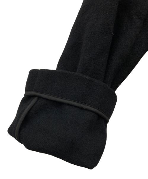 LOVELESS（ラブレス）LOVELESS (ラブレス) ベルト付ラムウールチェスターコート ブラック サイズ:Lの古着・服飾アイテム