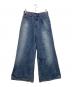 LAD MUSICIAN（ラッドミュージシャン）の古着「12oz DENIM WIDE FLARE PANTS」｜インディゴ
