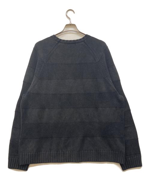SUPREME（シュプリーム）Supreme (シュプリーム) Small Box Stripe Sweater ブラック サイズ:XLの古着・服飾アイテム