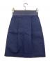 MIU MIU (ミュウミュウ) 膝丈タイトスカート ネイビー サイズ:38：8000円