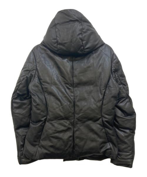 TORNADO MART（トルネードマート）TORNADO MART (トルネードマート) ドラムダイレザーダウンJK ブラック サイズ:Lの古着・服飾アイテム