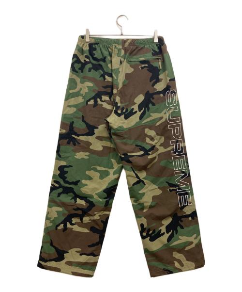 SUPREME（シュプリーム）Supreme (シュプリーム) Spellout Embroidered Ripstop Track Pant オリーブ サイズ:Mの古着・服飾アイテム