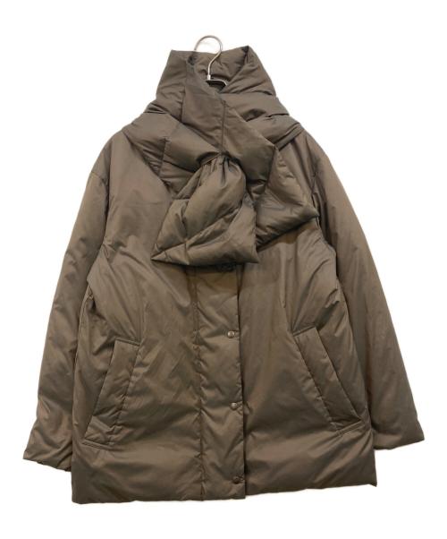 23区（ニジュウサンク）23区 (ニジュウサンク) ストール付きADSダウンショートコート ブラウン サイズ:36の古着・服飾アイテム