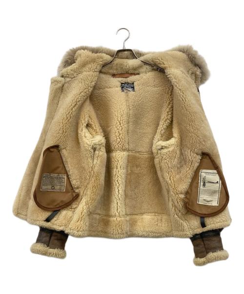AVIREX（アヴィレックス）AVIREX (アヴィレックス) TYPEB-3ムートンフライトジャケット ブラウン サイズ:32の古着・服飾アイテム