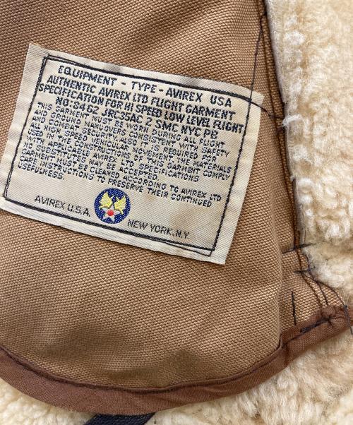 AVIREX（アヴィレックス）AVIREX (アヴィレックス) TYPEB-3ムートンフライトジャケット ブラウン サイズ:32の古着・服飾アイテム
