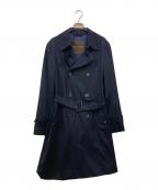 MACKINTOSH LONDONマッキントッシュ ロンドン）の古着「ウールトレンチコート」｜ネイビー