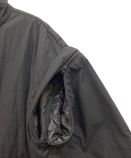 UNTITLED（アンタイトル）UNTITLED (アンタイトル) ヴィンテージタフタ 中綿2WAYコート ブラック サイズ:1の古着・服飾アイテム