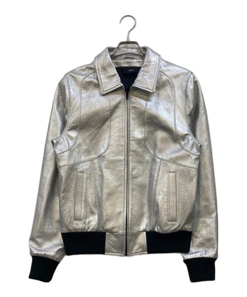 Vaporize（ヴェイパライズ）Vaporize (ヴェイパライズ) Goat Leather Zip Blouson シルバー サイズ:Sの古着・服飾アイテム