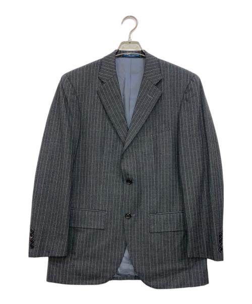 POLO RALPH LAUREN（ポロ・ラルフローレン）POLO RALPH LAUREN (ポロ・ラルフローレン) チョークストライプ セットアップスーツ グレー サイズ:L相当の古着・服飾アイテム