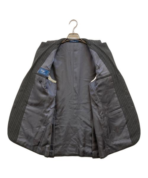 POLO RALPH LAUREN（ポロ・ラルフローレン）POLO RALPH LAUREN (ポロ・ラルフローレン) チョークストライプ セットアップスーツ グレー サイズ:L相当の古着・服飾アイテム