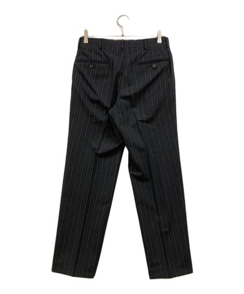 POLO RALPH LAUREN（ポロ・ラルフローレン）POLO RALPH LAUREN (ポロ・ラルフローレン) チョークストライプ セットアップスーツ ブラック サイズ:L相当の古着・服飾アイテム