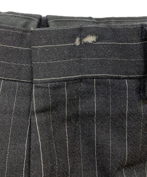 POLO RALPH LAUREN（ポロ・ラルフローレン）POLO RALPH LAUREN (ポロ・ラルフローレン) チョークストライプ セットアップスーツ ブラック サイズ:L相当の古着・服飾アイテム