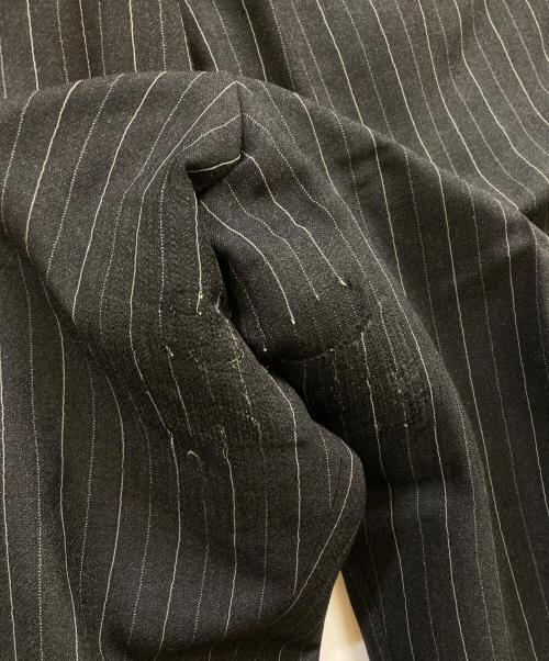 POLO RALPH LAUREN（ポロ・ラルフローレン）POLO RALPH LAUREN (ポロ・ラルフローレン) チョークストライプ セットアップスーツ ブラック サイズ:L相当の古着・服飾アイテム