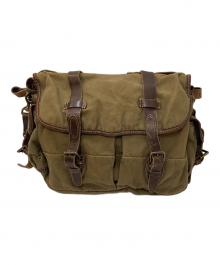 RALPH LAUREN（ラルフローレン）の古着「ミリタリーメッセンジャーバッグ」｜ベージュ