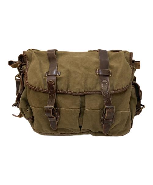 RALPH LAUREN（ラルフローレン）RALPH LAUREN (ラルフローレン) ミリタリーメッセンジャーバッグ ベージュの古着・服飾アイテム