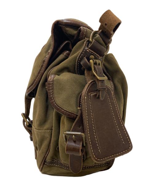 RALPH LAUREN（ラルフローレン）RALPH LAUREN (ラルフローレン) ミリタリーメッセンジャーバッグ ベージュの古着・服飾アイテム