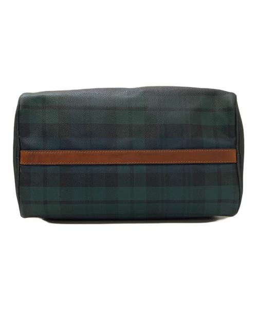 POLO RALPH LAUREN（ポロ・ラルフローレン）POLO RALPH LAUREN (ポロ・ラルフローレン) ブラックウォッチミニボストンバッグ グリーンの古着・服飾アイテム