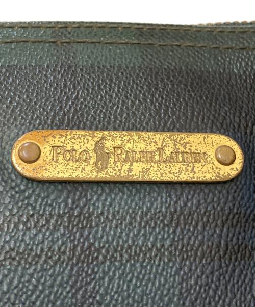 POLO RALPH LAUREN（ポロ・ラルフローレン）POLO RALPH LAUREN (ポロ・ラルフローレン) ブラックウォッチミニボストンバッグ グリーンの古着・服飾アイテム